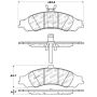 Stoptech 309.10430 Performance Brake Pads