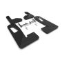 Rally Armor MF108-UR-BLK-MBK Black Mud Flap/Metallic Black Logo
