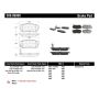 Stoptech 309.09000 Performance 11/00-02 Infiniti G20/10/00-04 I30/I35 Rear Brake Pads