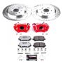 PowerStop KC6953-36 Z36 Truck and SUV Ceramic Brake Pad, Drilled & Slotted Rotor, and Caliper Kit