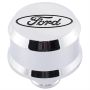 FORD FRD302-439 Valve Cover Breather w/ Slant Edge  Alm Chrome