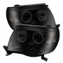 SPYDER 5078650 Projector Headlights - LED Halo - Black Smoke