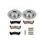 PowerStop KOE5592 OE Stock Replacement Low-Dust Ceramic Brake Pad and Rotor Kit