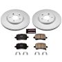 PowerStop CRK1610 Genuine Geomet Coated Rotor and Low-Dust Ceramic Brake Pad Kit