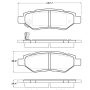 StopTech Performance Rear Brake Pads 08-13 Chevy Camaro