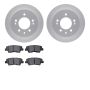 Dynamic Friction 4502-03124 Rotor Kit