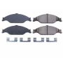 PowerStop 17-804 PowerStop - Z17 Low-Dust Ceramic Brake Pads with Hardware