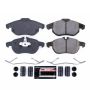 PowerStop Z23-972 PowerStop - Z23 Daily Driver Carbon-Fiber Ceramic Brake Pads with Hardware Kit