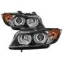 SPYDER 5083852 Projector Headlights - Version 2 - Light Bar DRL - Black