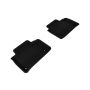 3D MAXpider 2007-2012 Lexus LS460 Kagu 2nd Row Floormats - Black