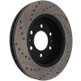 Stoptech 127.65119R Slotted & Drilled Sport Brake Rotor