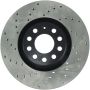 Stoptech 128.33096R 01-06 Audi All Road / 05-09 A4/A4 Quattro / 6/99-04 A6 Quattro Drilled Right Front Rotor