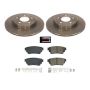 PowerStop KOE8771 OE Stock Replacement Low-Dust Ceramic Brake Pad and Rotor Kit