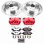 PowerStop KC4714-36 Z36 Truck and SUV Ceramic Brake Pad, Drilled & Slotted Rotor, and Caliper Kit