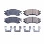 PowerStop 17-507 PowerStop - Z17 Low-Dust Ceramic Brake Pads with Hardware