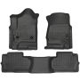 HUSKY LINERS HSK98241 15-   GM 2500HD Dbl Cab Floor Liners Black