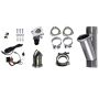 Granatelli Motor Sports 303525 Electronic Exhaust Cutout Systems - Aluminized Mild Steel - Slip Fit