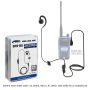 Rugged Radios LM-LT-RH Lapel Mic - 1 Wire with Ear Hook for Handheld Radios