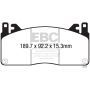 EBC Brakes DP33055C Redstuff Ceramic Low Dust Brake Pads