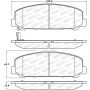 Stoptech 308.12860 Street Brake Pads