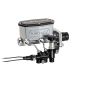 Wilwood 261-16797-BK Mopar Compact Tandem Master Cylinder Kit w/ Combination Valve 1in Bore - Black