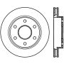 StopTech 02-06 Cadillac Escalade / Chevrolet Avalanche 1500 Front Left Slotted Cryo Rotor