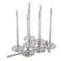 GSC Power Division 2172-8 GSC P-D Ford Voodoo/Predator 38.26mm Head STD 121.13mm Long Chrome Polished Intake Valve - Set of 8