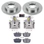 PowerStop KCOE913 OE Stock Replacement Low-Dust Ceramic Brake Pad, Rotor and Caliper Kit