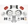 Wilwood 140-7675-DR Forged Dynalite Front Kit 12.19in Drilled Red 67-69 Camaro 64-72 Nova Chevelle