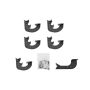 Dee Zee DZ66318 Deezee 14-19 Chevrolet Silverado Running Board Hex Bracket Kit w/Deftanks
