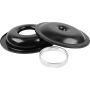 ALLSTAR PERFORMANCE ALL25903 LW 14in A/C Kit Black No Element 1in Spacer