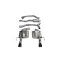 CORSA Performance 14888BLK Corsa 2013-2019 Cadillac ATS Sedan 2.0L A/T Black Sport Dual Rear Cat-Back Exhaust