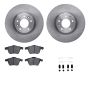 Dynamic Friction 6512-80217 Rotor Kit