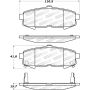 Stoptech 308.10730 Street Brake Pads