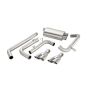 Corsa Performance 14143 3.0in. Cat-Back Dual Rear Exit with Twin 3.5in. Polished Pro-Series Tips