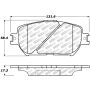 Stoptech 305.09080 Street Select Brake Pads - Rear