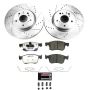 PowerStop K8165-26 Z26 Street Performance Ceramic Brake Pad and Drilled & Slotted Rotor Kit