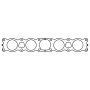 Cometic Gasket C5257-030 Cometic Ford 500 JC50 Pro Stock V8 .030in MLS Exhaust Manifold Gasket Set - 2.200in Round Port