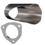 QTP 10276 2.75in Weld-On QTEC DIY Cutout Pipe