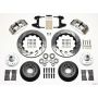 Wilwood 140-9802-DP Narrow Superlite 6R Front Hub Kit 14.00in Drill Pol 74-80 Pinto/Mustang II Disc Spindle only