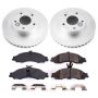 PowerStop CRK2965 Genuine Geomet Coated Rotor and Low-Dust Ceramic Brake Pad Kit