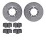Dynamic Friction 7402-76008 Rotor Kit