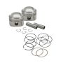 S&S Cycle 106-5780 36-84 BT 3-7/16in x Up To 4-3/4in Stroke HC Piston Set - .070in