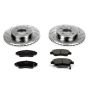 PowerStop K696 Z23 Daily Driver Carbon-Fiber Ceramic Brake Pad and Drilled & Slotted Rotor Kit
