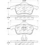 StopTech Performance 01-09 Volvo S60 / 99-00 S70 / 99-06 S80 / 99-07 V70/V70R Rear Brake Pads