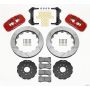 Wilwood 140-13903-R AERO6 Front Hat Kit 15.00 Red 97-04 Corvette C5/Z06 05-13 C6