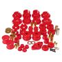 Prothane 08-10 Subaru WRX Total Kit - Red