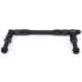FRAGOLA FRG930003-BL #8 Fuel Line Kit 7/8-20 Dual Inlet 4150 Black