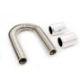 RACING POWER CO-PACKAGED RPCR7304 24in Stainless Hose Kit w/Polished Ends