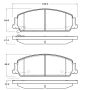 Stoptech 308.13510 Street Touring Brake Pads